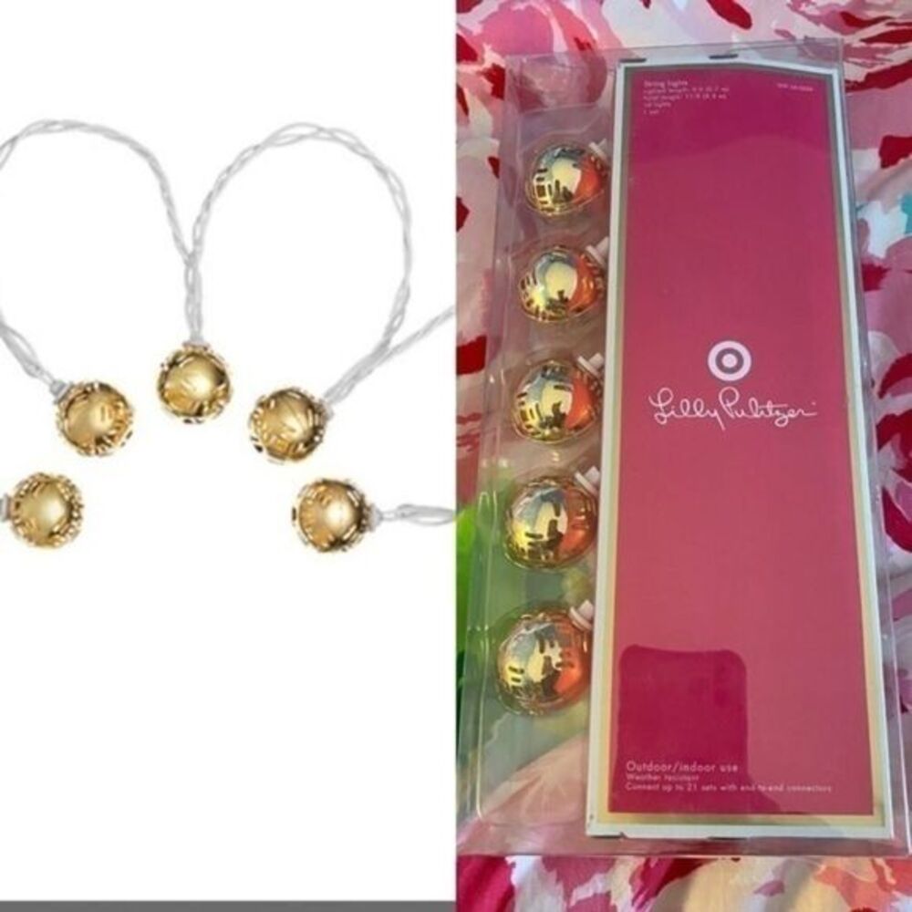 Lilly Pulitzer X Target indoor/outdoor lights